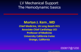LV Mechanical Support: The Hemodynamic basics