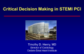 Critical Decision Making in STEMI PCI