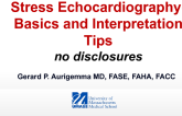 Stress Echo - Basics and Interpretation Tips
