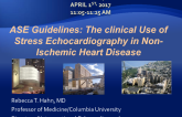 ASE Guidelines: The Clinical Use of Stress Echocardiography in Non-Ischemic Heart Disease