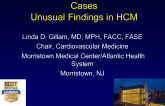 Cases: Unusual Finding in HCM