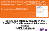 Efficacy and Safety of LAA Closure with WATCHMAN in Patients with or without Contraindication to Oral Anticoagulation: 1-year FU of the EWOLUTION trial