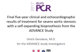 Final five-year Clinical and Echocardiographic Results of Treatment for Severe Aortic Stenosis with a Self-Expanding Bioprosthesis from the ADVANCE Study