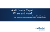 AV and Aortic Repair: When and How?