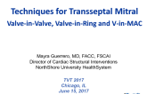 Techniques for Trans-septal Valve-in-Ring, Valve-in-Valve, and Valve-in-MAC