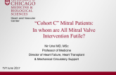 “Cohort C” Mitral Patients: In Whom Are All Mitral Valve Interventions Futile?