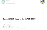SAPIEN 3 Snapshots II – Optimal MDCT-Sizing of the SAPIEN 3 THV