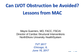 Can LVOT Obstruction Be Avoided? Lessons Learned From MAC