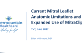 Current Mitral Leaflet Anatomic Limitations and Expanded Use of MitraClip