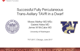 Successful Fully Percutaneous Trans-axillary TAVR in a Dwarf