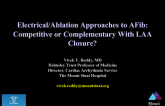 Electrical/Ablation Approaches to AFib: Competitive or Complementary With LAA Closure?