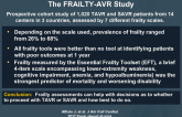 Frailty in Older Adults Undergoing AVR:The FRAILTY-AVR Study