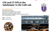 CTA and CT-FFR as the Gatekeeper to the Cath Lab
