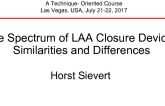 The Spectrum of LAA Closure Devices: Similarities and Differences 