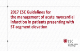 2017 ESC Guidelines for the Management of Acute Myocardial Infarction in Patients presenting with ST-Segment Elevation
