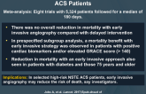 Optimal Timing of an Invasive Strategy with NSTE ACS Patients