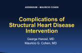 Complications of Structural Heart Disease Intervention