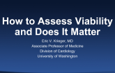 How to Assess Viability and Does It Matter