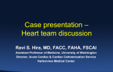 Case presentation – Heart team discussion