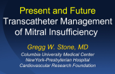 Present and Future Transcatheter Management of Mitral Insufficiency