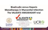 Bivalirudin vs Heparin Monotherapy in Myocardial Infarction:The VALIDATE-SWEDEHEART Trial