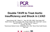 Double TAVR to Treat Aortic Insufficiency and Shock in LVAD