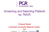 Screening and Selecting Patients for TMVR