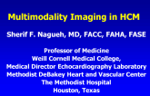Multimodality Imaging for HCM Diagnosis