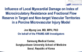 TCT 71: Influence of Local Myocardial Damage on Index of Microcirculatory Resistance and Fractional Flow Reserve in Target and Non-target Vascular Territories in a Porcine Microvascular Injury Model