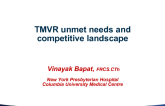 Editorial Perspective: The TMVR Field: Unmet Technological Needs, Competitive Landscape and Future Opportunities