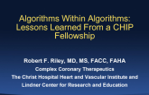 Algorithms Within Algorithms: Lessons Learned From an Advanced CHIP Fellowship