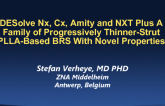 Desolve Nx, Cx, and Amity: A Family of Progressively Thinner-Strut PLLA-Based BRS With Novel Properties