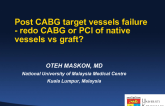 Malaysia Presents to Colombia: Post CABG Target Vessel Failure - Redo Bypass or PCI of Native vs Graft Vessels?