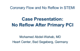 Case Presentation: No Reflow After Primary PCI