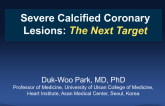 Severe Calcified Coronary Lesions: The Next Target