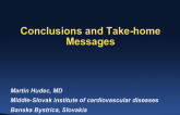 Conclusions and Take-home Messages