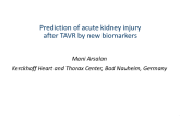 TCT 34: Prediction of Acute Kidney Injury After TAVR by New Biomarkers