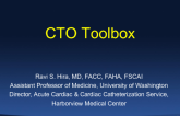 The Essential Toolbox for CTO PCI