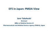 EFS in Japan: PMDA View