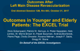 TCT 78: Outcomes of Left Main Revascularization in the Elderly and Younger Patients: The EXCEL Trial