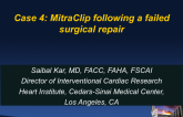 Case #4: MitraClip Following Failed Surgical Repair (With Discussion)