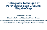Case #9: Retrograde Technique of Paravalvular Leak Closure: Step-by-step (With Discussion)