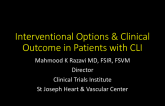 Editorial Perspective: Clinical Outcomes and Interventional Options in CLI Patients