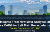 Insights From New Meta-Analyses of PCI vs CABG for Left Main Revascularization