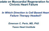 In Which Direction is Cell Based Heart Failure Therapy Headed?