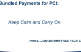 Bundled Payment for PCI: Keep Calm and Carry On