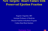 New Targets: Heart Failure With Preserved Ejection Fraction