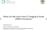 What Can We Learn From CT Imaging to Guide ViMAC Procedures?