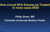 Debate: How should SFA Disease be Treated? In most cases DES!