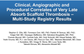 TCT 12: Clinical, Angiographic, and Procedural Correlates of Very Late Absorb Scaffold Thrombosis – Multistudy Registry Results
